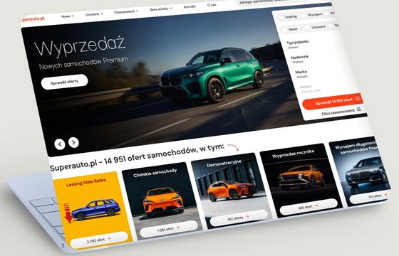 Superauto.pl znów przyspieszyło. Tyle dla Wirtualnej Polski