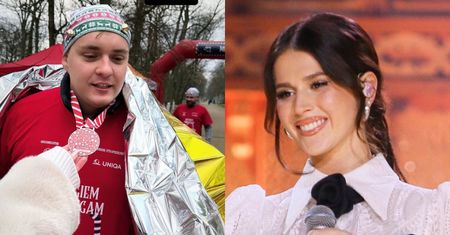 Odchudzony Kevin Mglej wziął udział w biegu charytatywnym. Roksana Węgiel pęka z dumy: "Podziwiam Cię kochanie za determinację"