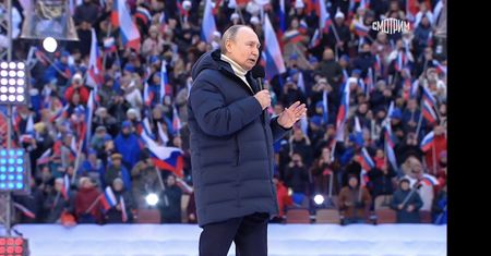 Szopka Putina. W taki sposób Rosjanie "świętują" rocznicę aneksji Krymu
