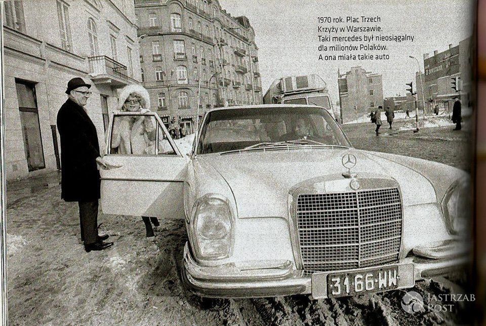 Oldtimera z 1969 roku, czyli słynny Mercedesa 280 SE,należący do Violetty Villas potem do Kayah