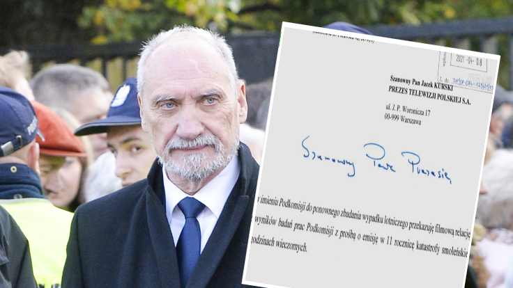 Antoni Macierewicz skierował prośbę do prezesa TVP