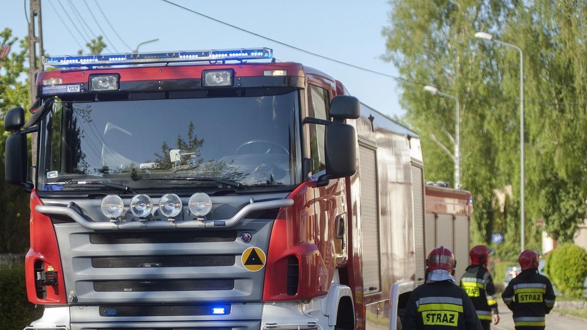 Pożar wybuchł podczas matur