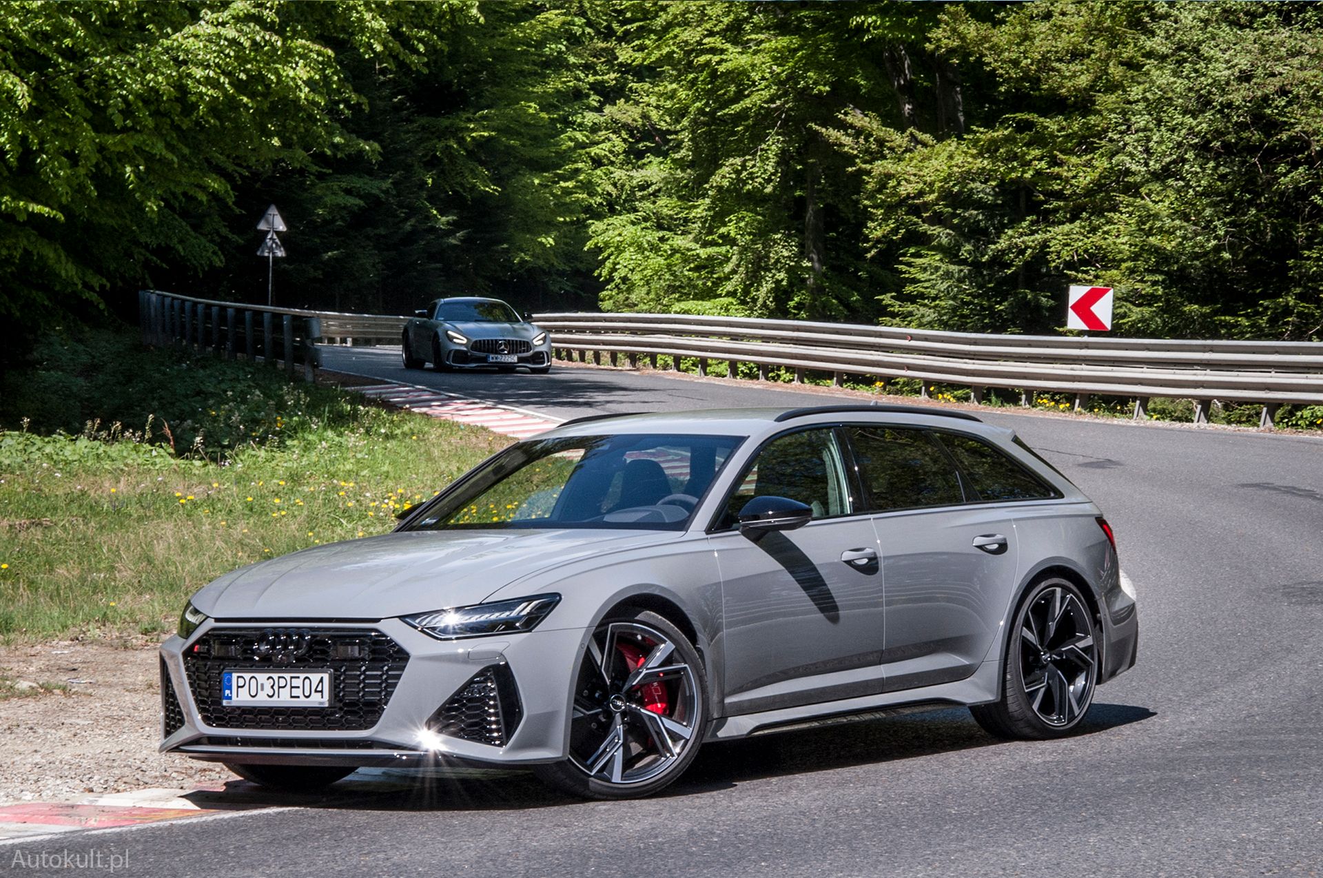 Mercedes-AMG GT R vs Audi RS 6 Avant (2020) (fot. Mateusz Żuchowski)