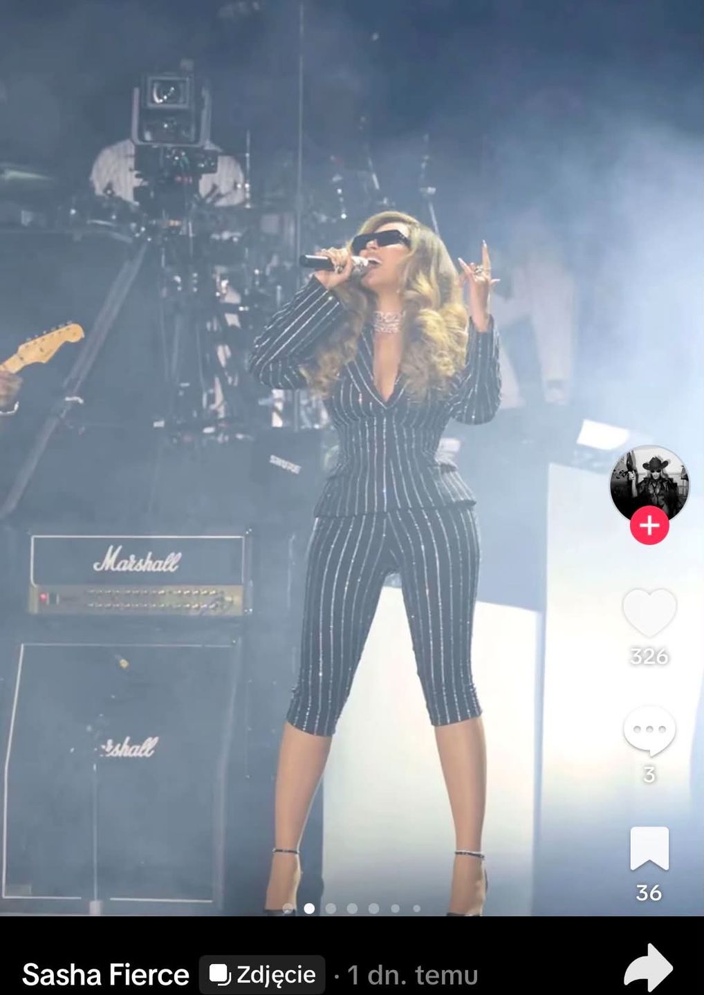 Beyonce na koncercie Jaya-Z