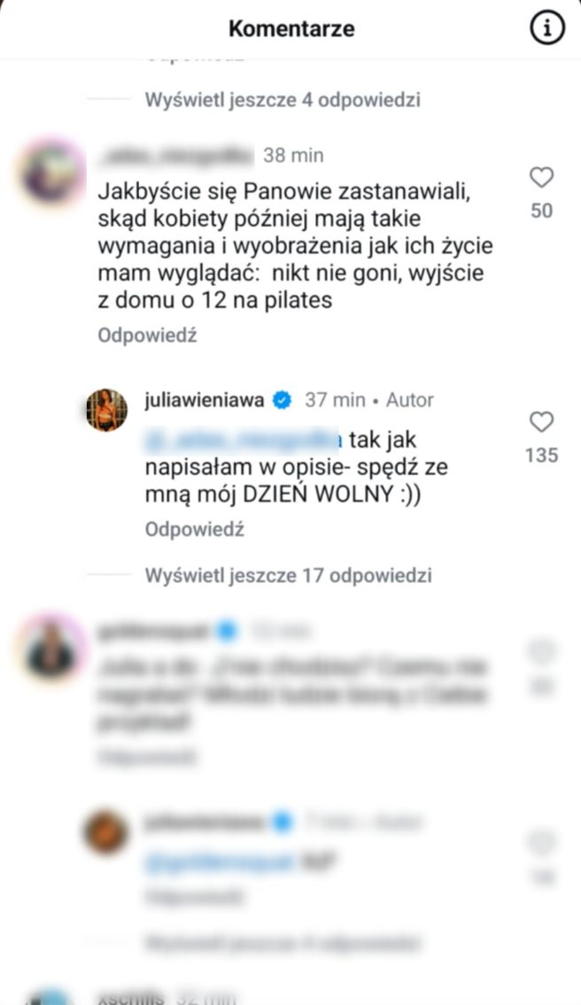 Julia Wieniawa rozjuszyła internautów 