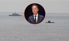 Rutte zakpił z rosyjskiego okrętu, Szwecja śledzi go na Bałtyku