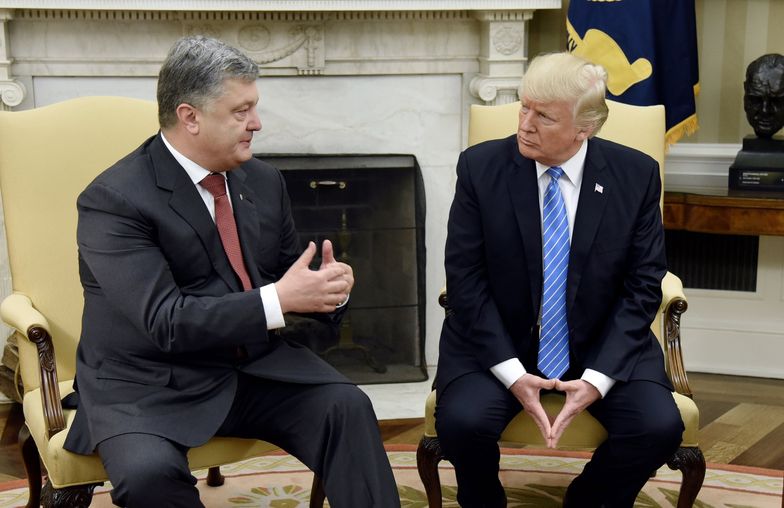 Petro Poroszenko i Donald Trump
