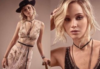 Jennifer Lawrence promuje kolekcję Diora w "Elle"