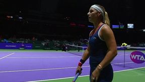 WTA Finals, Kerber - Cibulkova: świetne zagrania dały Słowaczce gema