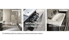 Design i funkcjonalność do kwadratu. Nowa kampania reklamowa Geberit