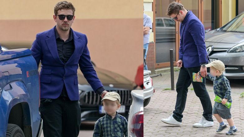 Królikowscy na otwarciu skweru im. Pawła Królikowskiego