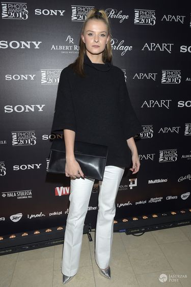 Zuzanna Kołodziejczyk z "Top Model" na imprezie Viva Photo Awards 2015 (fot. AKPA)