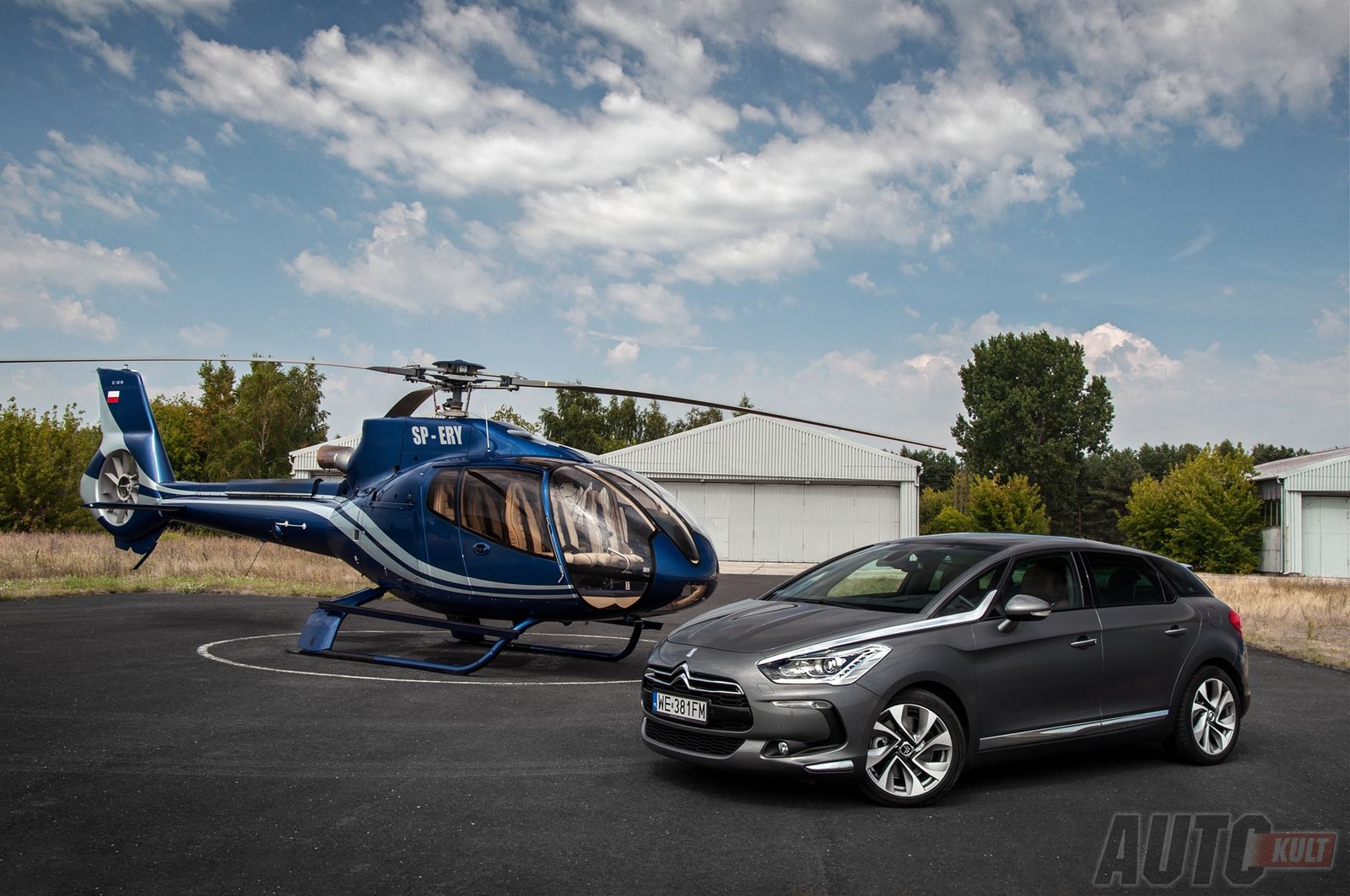 Citroën DS5 i Eurocopter EC130 [galeria autokult.pl] 2