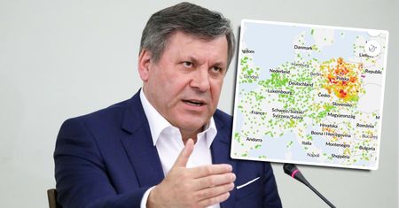Janusz Piechociński pokazał Polskę w smogu. "Błagam, nie palcie oponami"