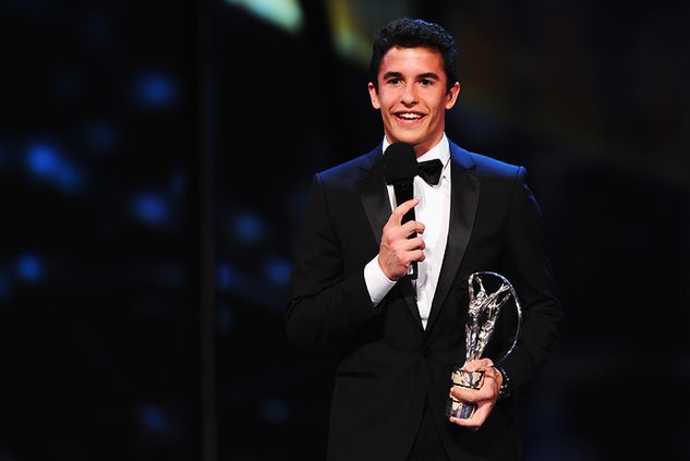 Marc Marquez za nagrodą "Laureus World Breakthrough of the Year" (fot. Repsol Honda Team)