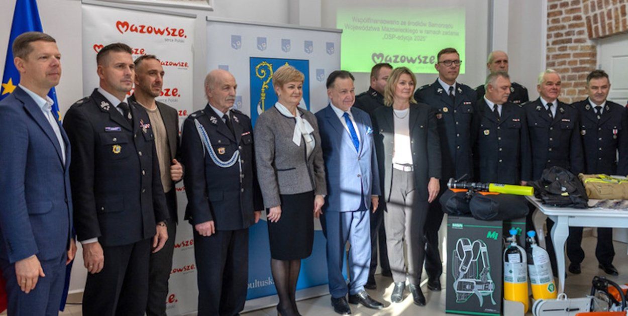 Mazowieckie: Nowy sprzęt dla druhów z gminy Pułtusk