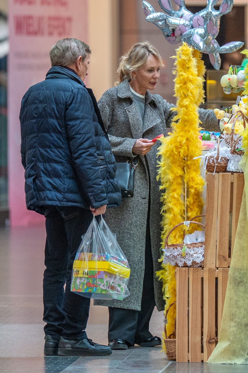 Beata Ścibakówna i Jan Englert wybrali się na zakupy