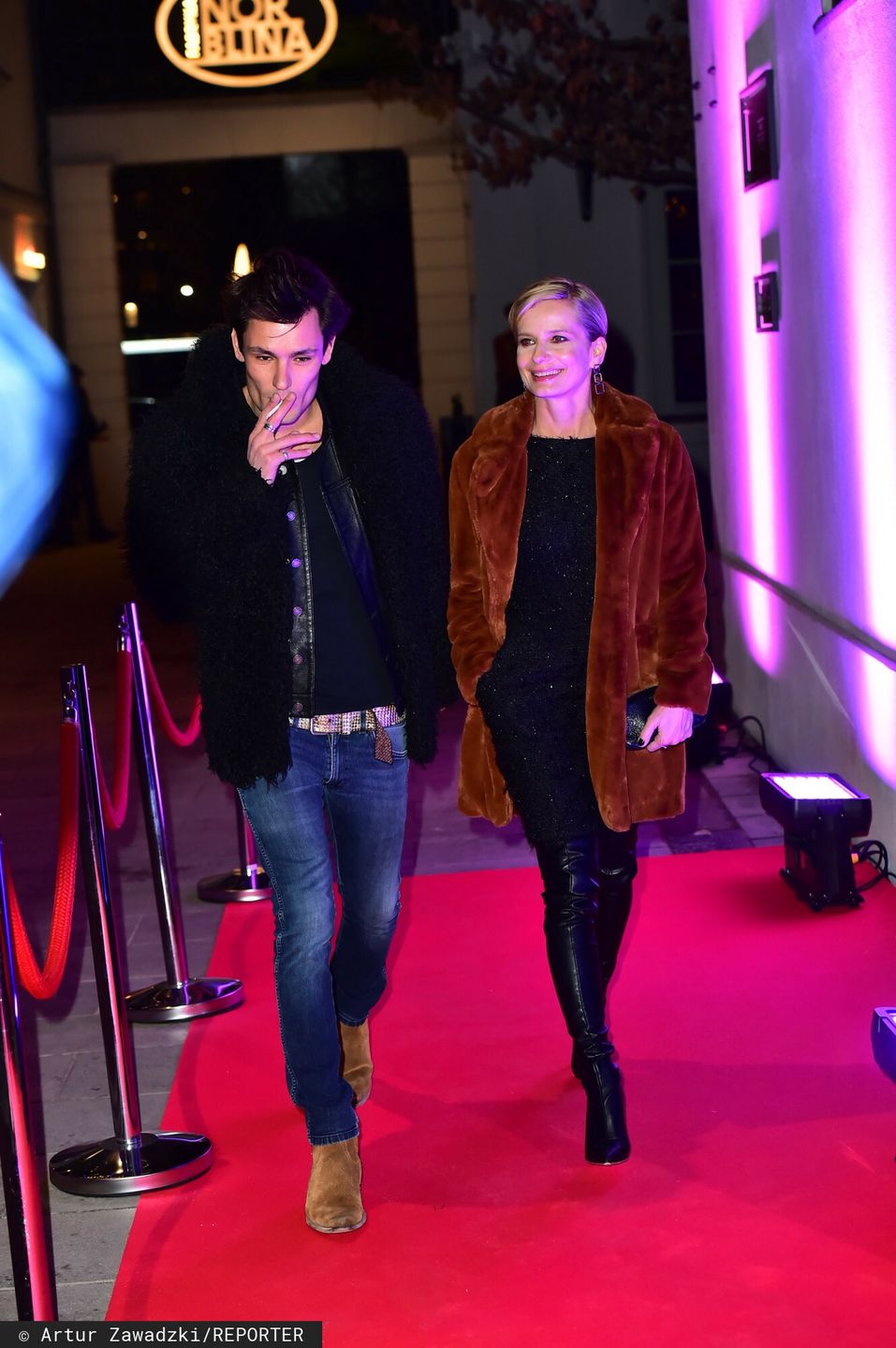 Cielecka i Gelner na imprezie TVN-u