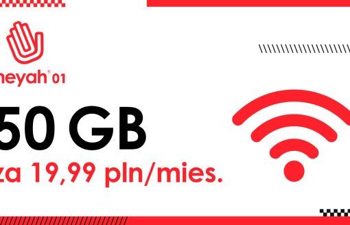Heyah 01 oferuje 50 GB internetu za 19,99 zł