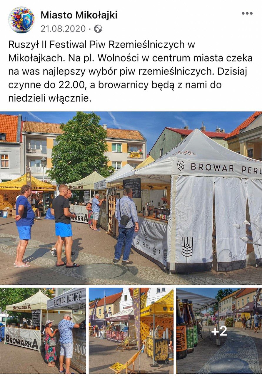 Festiwal Piw Rzemieślniczych w Mikołajkach