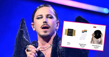 Michał Szpak otworzył sklep. Sprzedaje berety, tęczowe skarpety i notesy za 155 zł...
