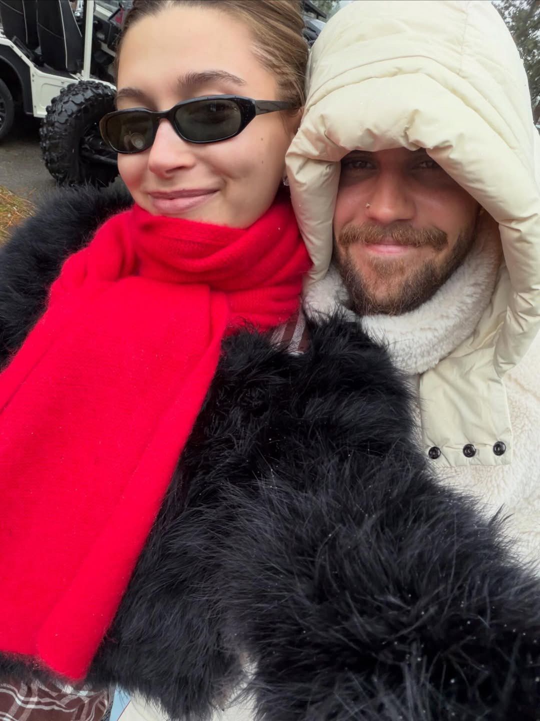 Justin Bieber z żoną Hailey Bieber