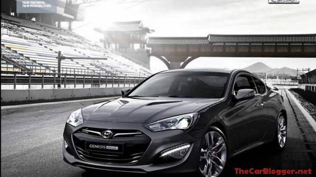 2013 Hyundai Genesis Coupe - nieoficjalna wizualizacja (źródło: The Car Blogger)