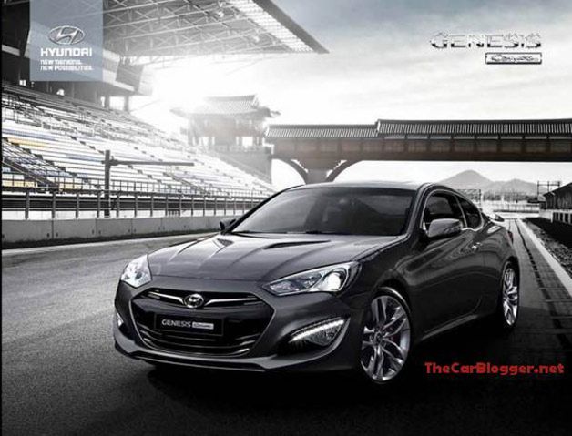 2013 Hyundai Genesis Coupe - nieoficjalna wizualizacja (źródło: The Car Blogger)
