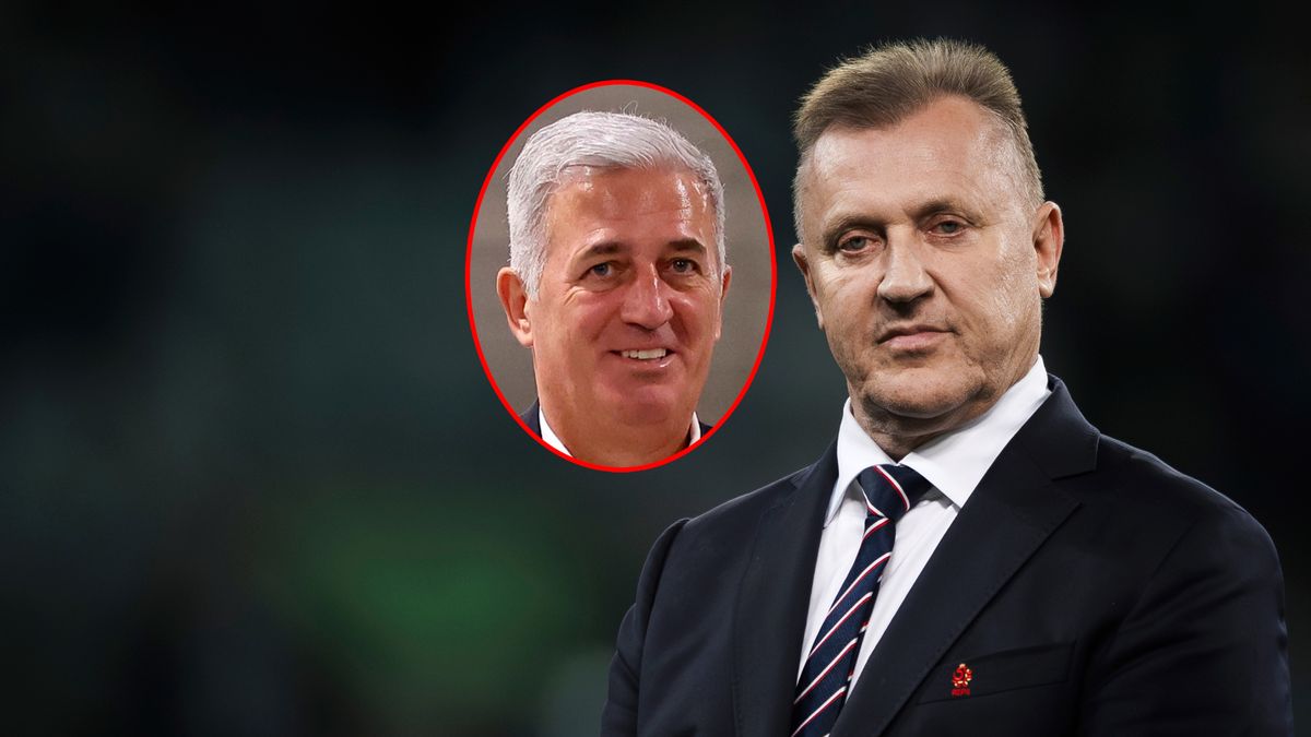 Getty Images / Richard Pelham - FIFA/FIFA / Nicolò Campo/LightRocket / Na zdjęciu: Cezary Kulesza, w kółku Vladimir Petković.