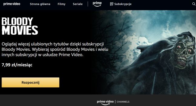 Nowy pakiet z horrorami w polskiej wersji Amazon Prime Video