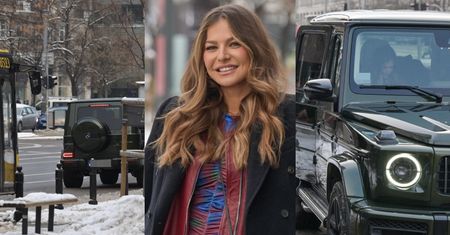 Kulisy przyjazdu Anny Lewandowskiej do "DDTVN": Szofer podwiózł ją do zatoczki AUTOBUSOWEJ (ZDJĘCIA)