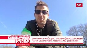 Koronawirus. Marcin Lewandowski trenuje w ogrodzie. "Była propozycja treningów w Spale"