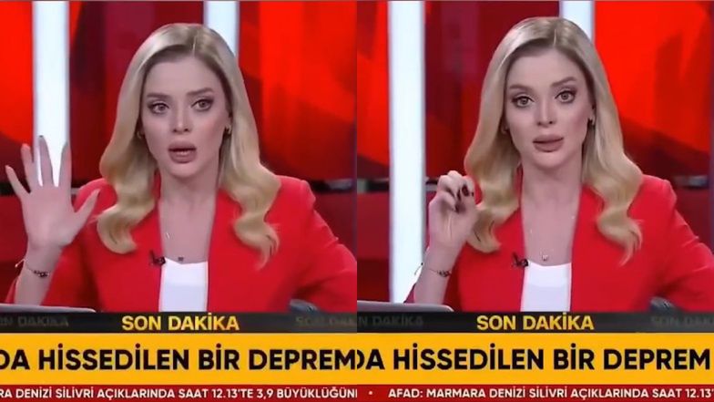 Prezenterka CNN Türk przekazywała newsy z trzęsącego się studia