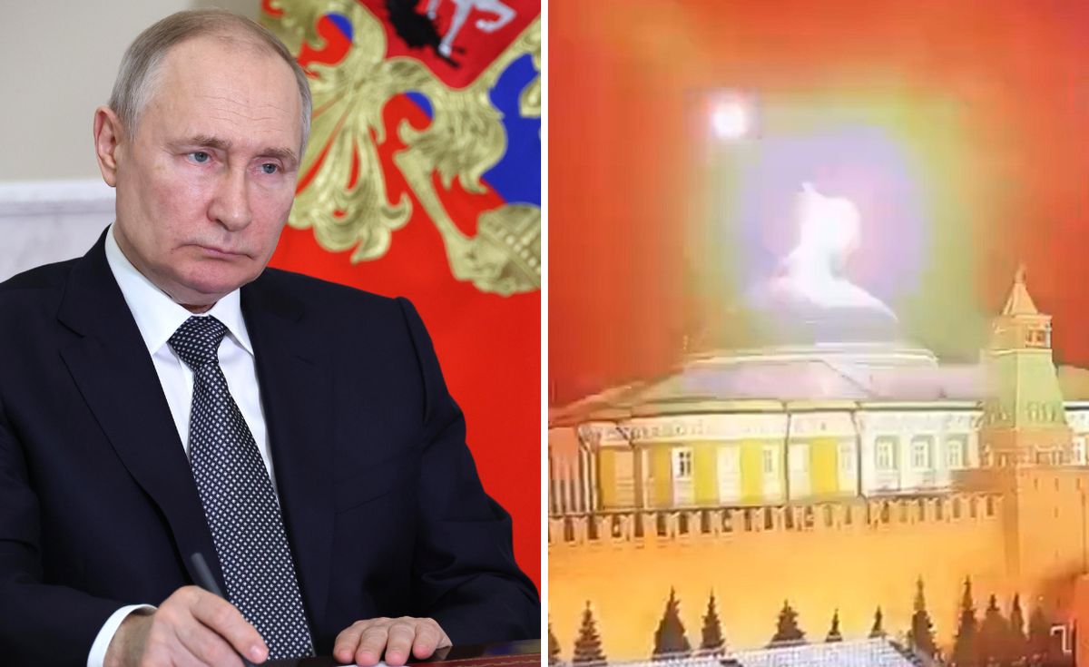 Władimir Putin i wybuch nad Kremlem