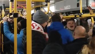 Było ich tylko dwudziestu. Szkoci "przejęli" tramwaj w Warszawie