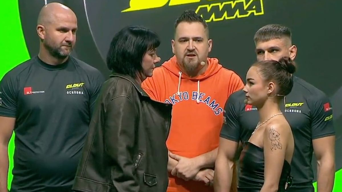 Zdjęcie okładkowe artykułu: Twitter / Clout MMA / Na zdjęciu: Gosia Magical i Nikita podczas face to face