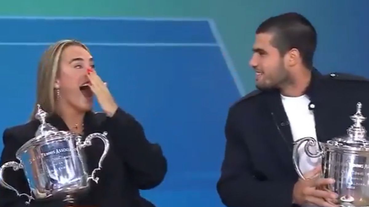 Twitter / The Tennis Letter / Na zdjęciu: Aryna Sabalenka i Carlos Alcaraz