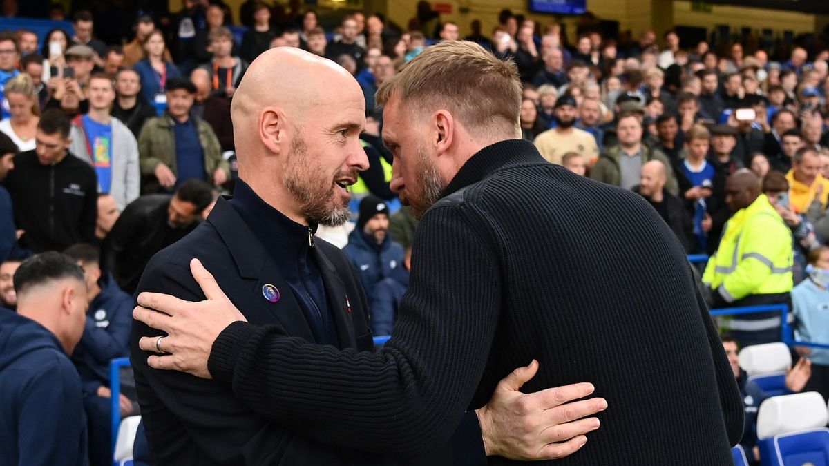 Zdjęcie okładkowe artykułu: Getty Images / Darren Walsh/Chelsea FC / Na zdjęciu: Erik ten Hag i Graham Potter