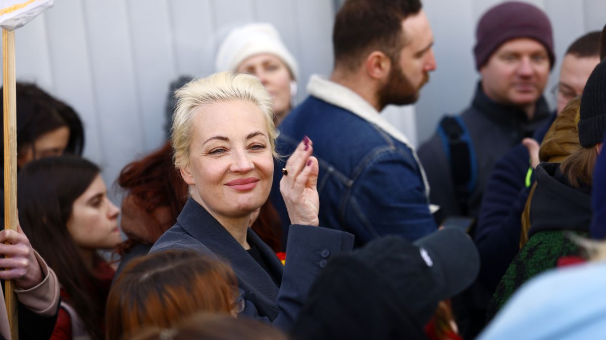 Julia Nawalna osobiście pojawiła się przed rosyjską ambasadą w Berlinie