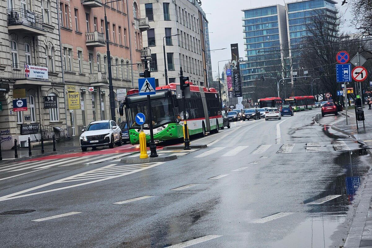 Awaria trolejbusu na Al. Racławickich w Lublinie