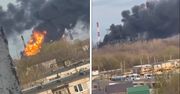 Pożar w terminalu naftowym w Rosji. Setki strażaków w akcji