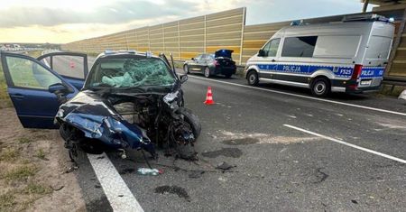 Wypadek na A2. Są ranni