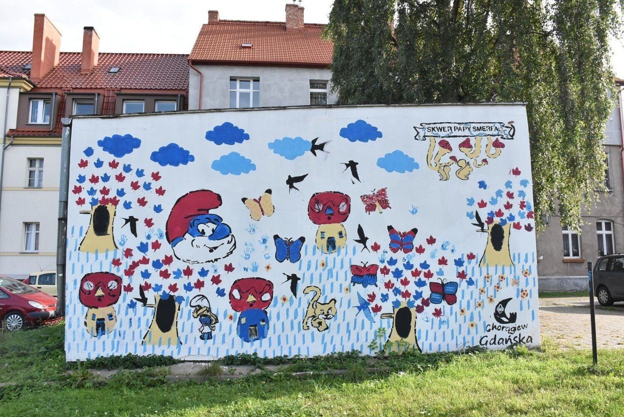 "Spotkanie Sąsiedzkie" w Malborku. Spędź chwilę w sobotę na Skwerze Papy Smerfa