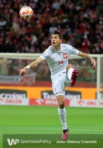 Jakub Kiwior przebojem wdarł się do pierwszej jedenastki reprezentacji Polski