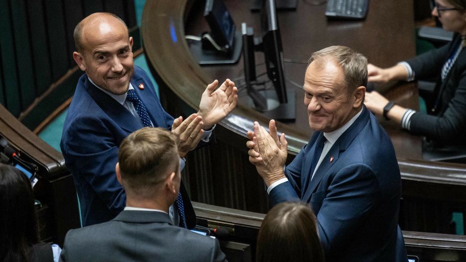 Borys Budka i Donald Tusk