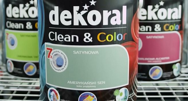 „Zabrudzenia znikają, kolor zostaje” w reklamach farb Dekoral Clean&amp;Color (wideo)