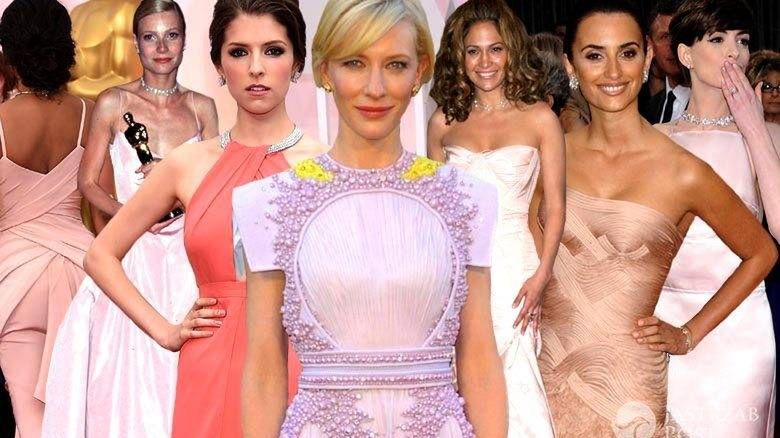 Gwiazdy w różowych sukienkach na Oscarach (fot. ONS, East News)