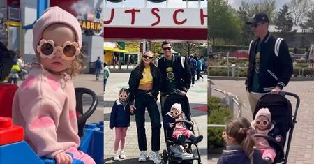 Robert i Anna Lewandowscy podbijają niemiecki Legoland w obstawie Klary i Laury (ZDJĘCIA)