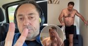 Marcin Miller dopiero co zwijał się z bólu. Wrócił, pokazał skarpetki i ogłosił sukces