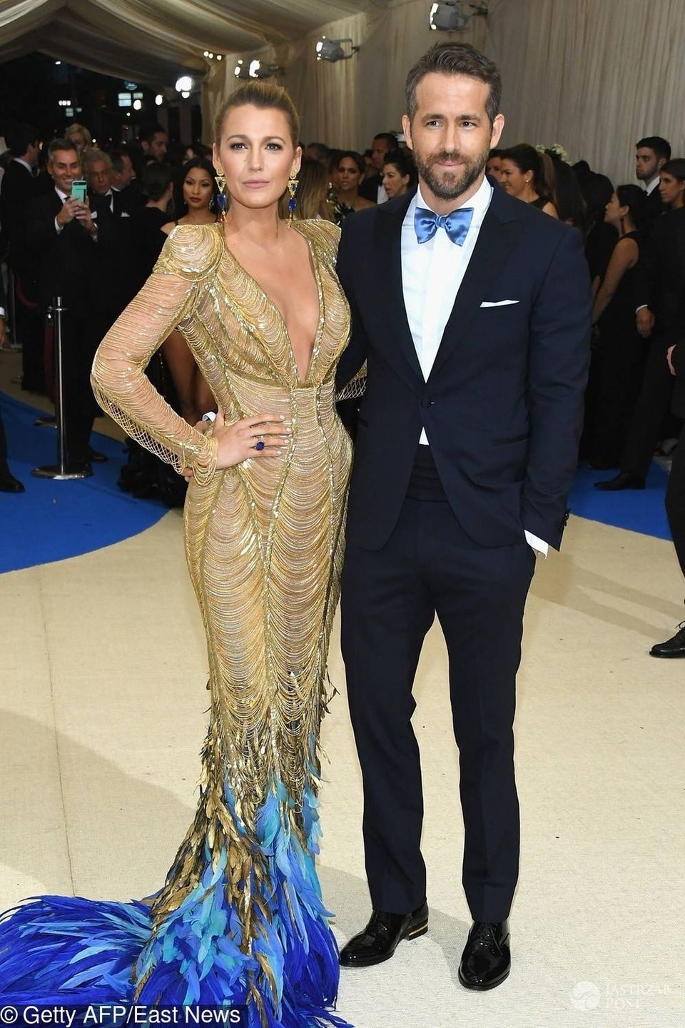 Blake Lively i Ryan Reynolds - MET Gala 2017